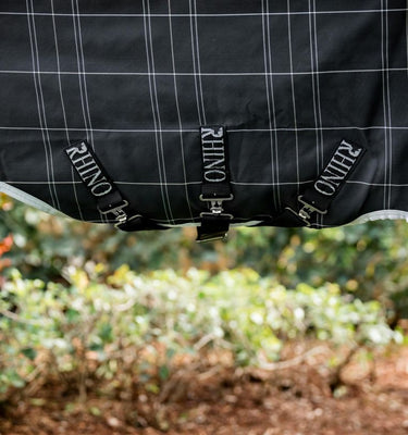 Horseware Ireland Rhino Wug Turnout Rug 0G Blk / Grey / White Chk & Gray| Online For Equine
