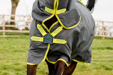 Buy the Horseware Ireland Amigo Hero Ripstop Plus 100g Detachable Neck Turnout Rug (Disc Front)| Online for Equine