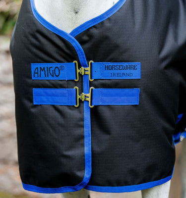 Horseware Ireland Amigo Ripstop 900D Turnout Rug 100G Black / Classic Blue