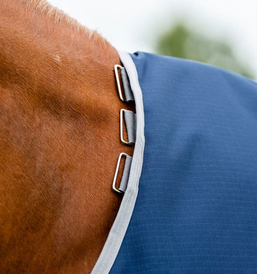 Horseware Ireland Amigo Ripstop 900D Turnout Rug 0G Navy/ Titanium Grey