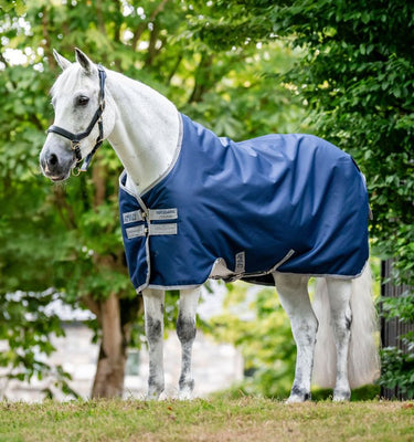 Horseware Ireland Amigo Ripstop 900D Fleece Lined Turnout Rug 50G Navy/ Titanium Grey