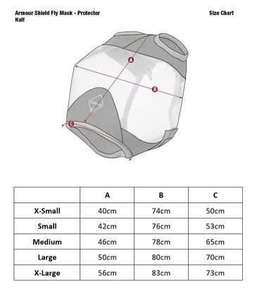 Buy LeMieux Armour Shield Pro Standard Mask (No Ears/Nose)| Online for Equine