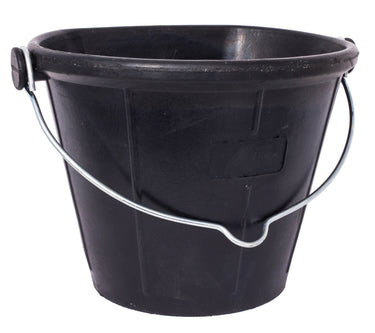 Buy Red Gorilla Tyre Rubber Flatbacked Bucket-17 Litre| Online for Equine