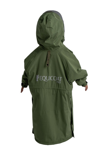 Buy Equicoat Pro Kids Green Waterproof Dry Robe | Online for Equine