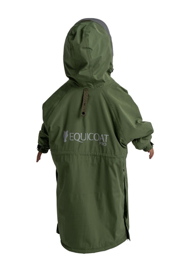 Buy Reincoat Pro Kids Green Waterproof Dry Robe| Online for Equine