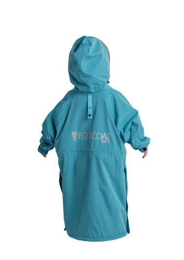 Buy Equicoat Pro Kids Teal Waterproof Dry Robe | Online for Equine