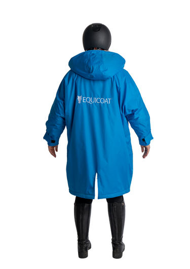 Buy Equicoat Adults Blue Waterproof Dry Robe | Online for Equine