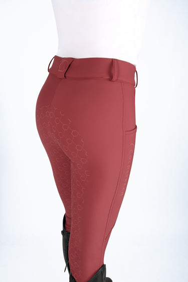 Coldstream Balmore Thermal Riding Tights Burgundy