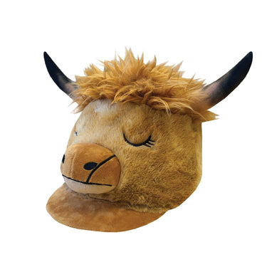 Equetech Brown Children's Childs Heather Highland Cow Hat Silk