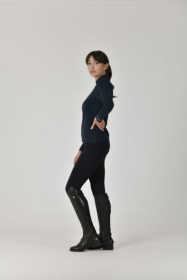Buy Weatherbeeta Bamboo Long Sleeve Performance Base Layer Navy | Online for Equine