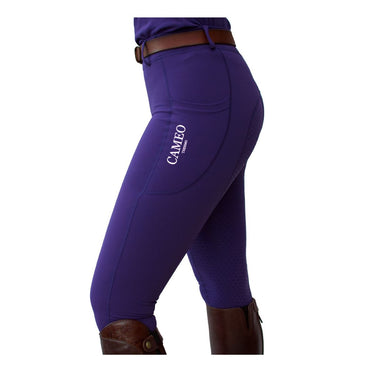 Buy the Cameo Equine Mulberry Thermo Tech Ladies Riding Tights | Online for Equine