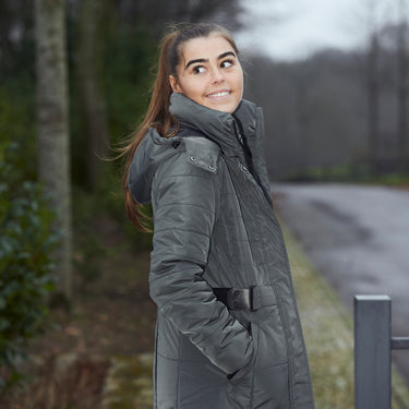 Buy Catago Ladies Puffy Quilted Long Jacket| Online for Equine