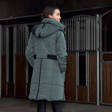 Buy Catago Ladies Puffy Quilted Long Jacket| Online for Equine