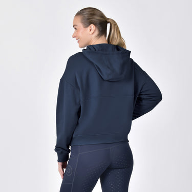 Dublin 1/4 Zip Hooded Fleece Pullover Navy