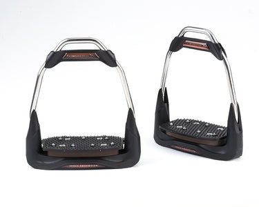 Buy Freejump Air'S Stirrups - Black/Chocolate (10 - 30) - Online for Equine