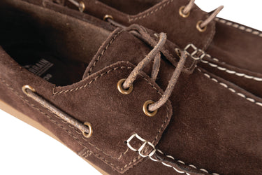 Hy Equestrian Savona Deck Shoes Chocolate