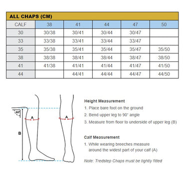 Tredstep Deluxe Half Chaps