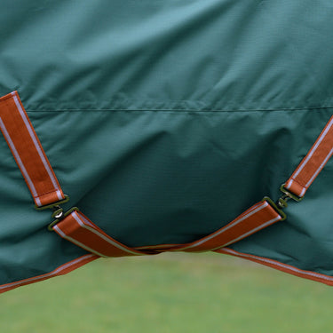 Weatherbeeta Green/Burnt Orange/White Comfitec Tyro Standard Neck Lite Plus Turnout Rug