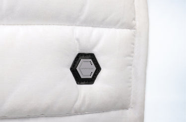 Coldstream Belford Suede GP Saddle Pad White