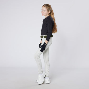 Cameo Equine Pale Grey Junior Performance Tights
