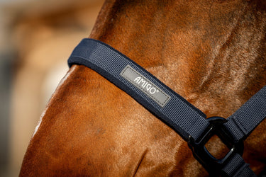 Horseware Ireland Amigo Headcollar & Leadrope Navy