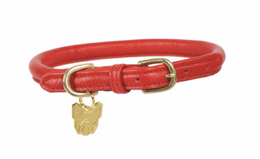 Digby & Fox Rolled Leather Dog Collar