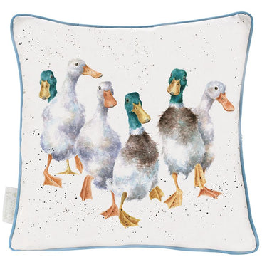 Buy Wrendale Large 'Quackers' Ducks Cushion - Online for Equine