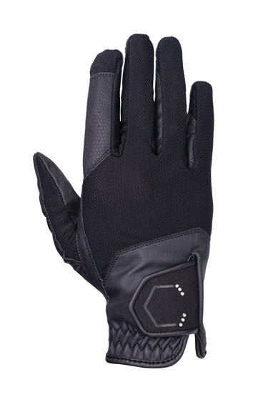 Coldstream Blakelaw Diamante Riding Gloves Black