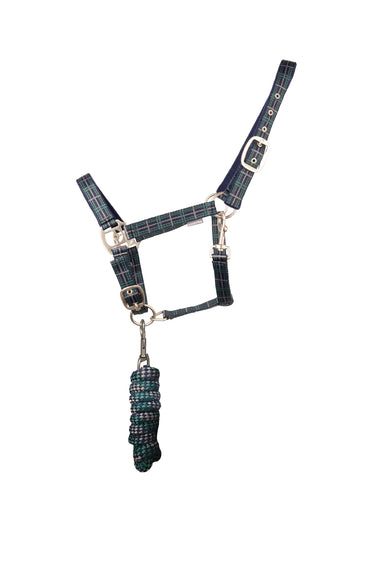 Hy Equestrian Tartan Head Collar with Lead Rope| Online For Equine