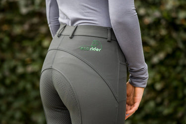 Buy EcoRider Ladies Olive Bamboo Competition Breeches | Online for Equine