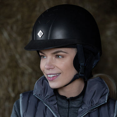Equetech Unisex Riding Hat Ear Warmers-Black