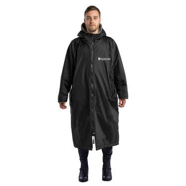 Equicoat Adults Black Waterproof Dry Robe