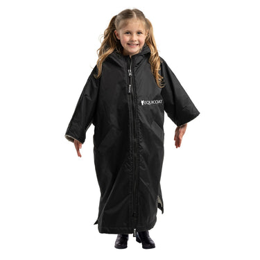 Buy Equicoat Kids Black Waterproof Dry Robe | Online for Equine