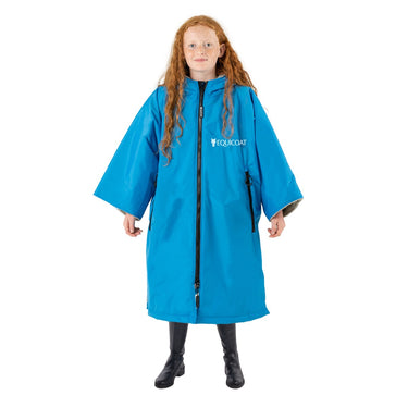 Buy Equicoat Kids Blue Waterproof Dry Robe | Online for Equine