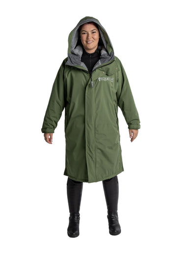 Buy Equicoat Pro Adults Green Waterproof Dry Robe | Online for Equine