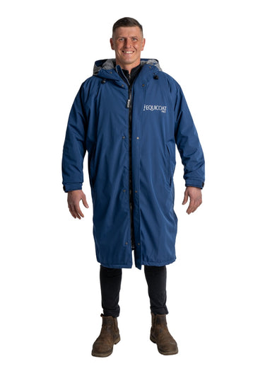 Buy Equicoat Pro Adults Navy Waterproof Dry Robe| Online for Equine
