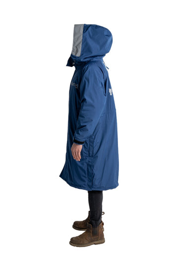 Buy Equicoat Pro Adults Navy Waterproof Dry Robe| Online for Equine