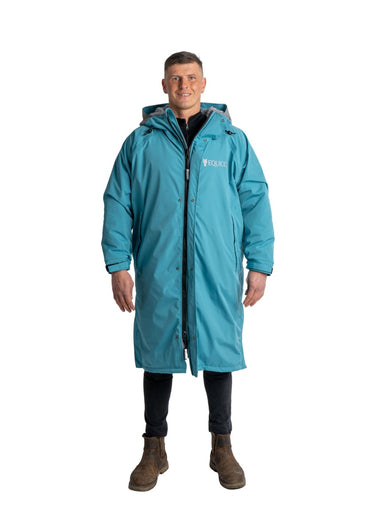 Buy Equicoat Pro Adults Teal Waterproof Dry Robe | Online for Equine