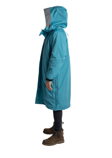 Buy Equicoat Pro Adults Teal Waterproof Dry Robe | Online for Equine