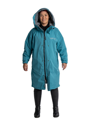 Buy Equicoat Pro Adults Teal Waterproof Dry Robe | Online for Equine