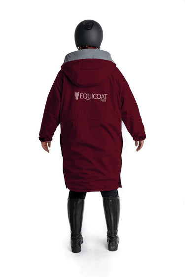 Buy Equicoat Pro Adults Burgundy Waterproof Dry Robe | Online for Equine