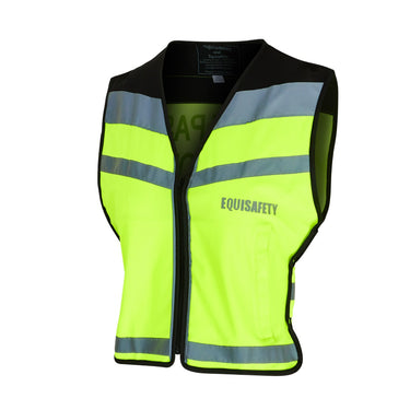 Buy Equisafety Childs Air Waistcoat -Caution Young Horse| Online for Equine