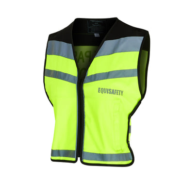 Buy Equisafety Childs Air Waistcoat -Caution Young Horse | Online for Equine