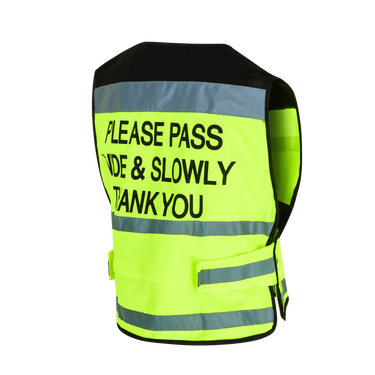 Equisafety Air Waistcoat - Please Pass Wide & Slowly Thank You