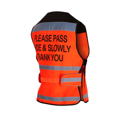Buy Equisafety Air Waistcoat - Please Pass Wide & Slowly Thank You| Online for Equine