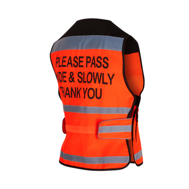 Equisafety Air Waistcoat - Please Pass Wide & Slowly Thank You