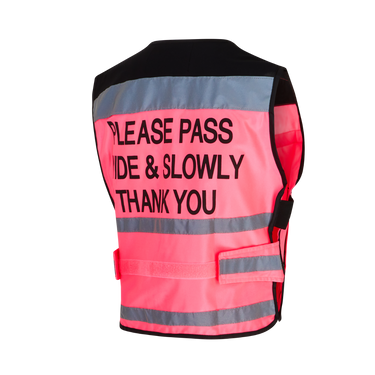 Buy Equisafety Childs Air Waistcoat - Please Pass Wide & Slowly Thank You| Online for Equine