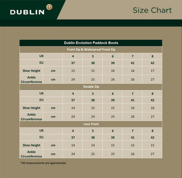 Buy Dublin Evolution Waterproof Zip Front Paddock Boots| Online for Equine