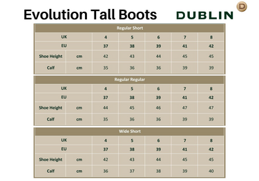 Buy Dublin Evolution Tall Field Boots| Online for Equine
