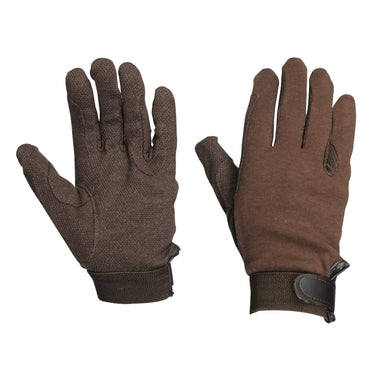 Dublin Brown Track Riding Gloves